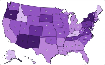 Custom US Map 