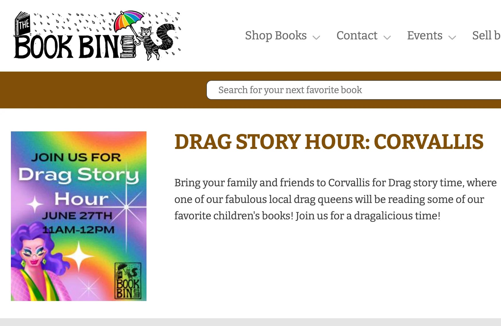 They want you to bring your children to be read to by trannies preview image