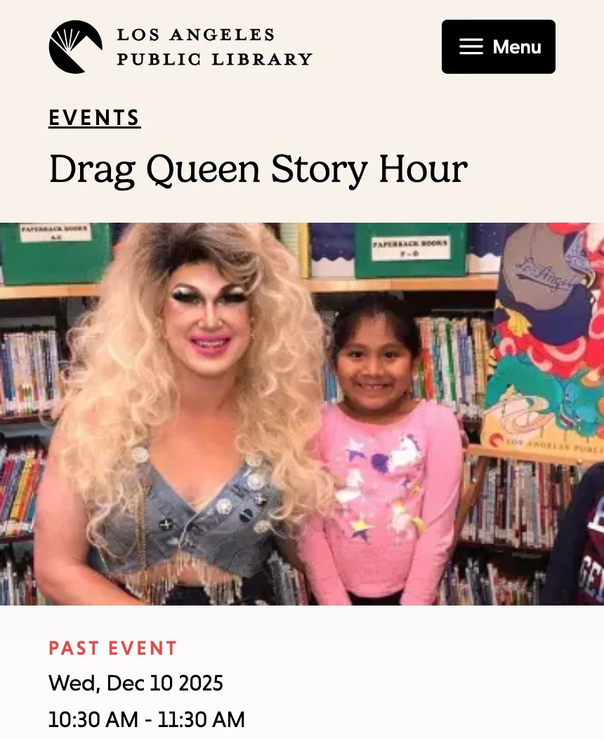 LA public library lets trannies indoctrinate your kids preview image