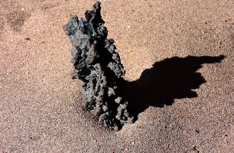 InterestingAF - Lightning's underground path preserved in glass