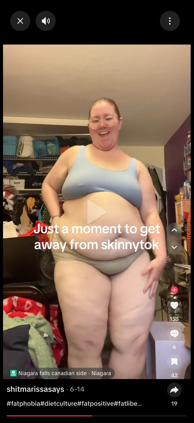 Woke in the Wild - Obese disgusting women flaunt their bodies to protest skinny women on tiktok