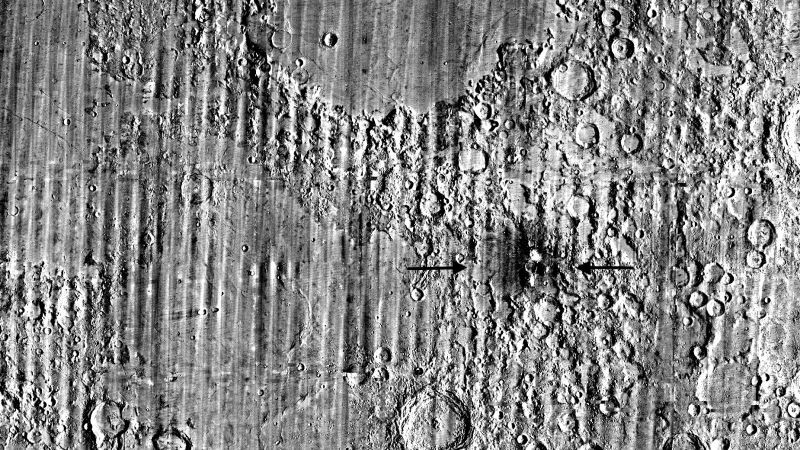 Lunar orbiter spots ‘once in a lifetime’ new crater on the moon | CNN preview image