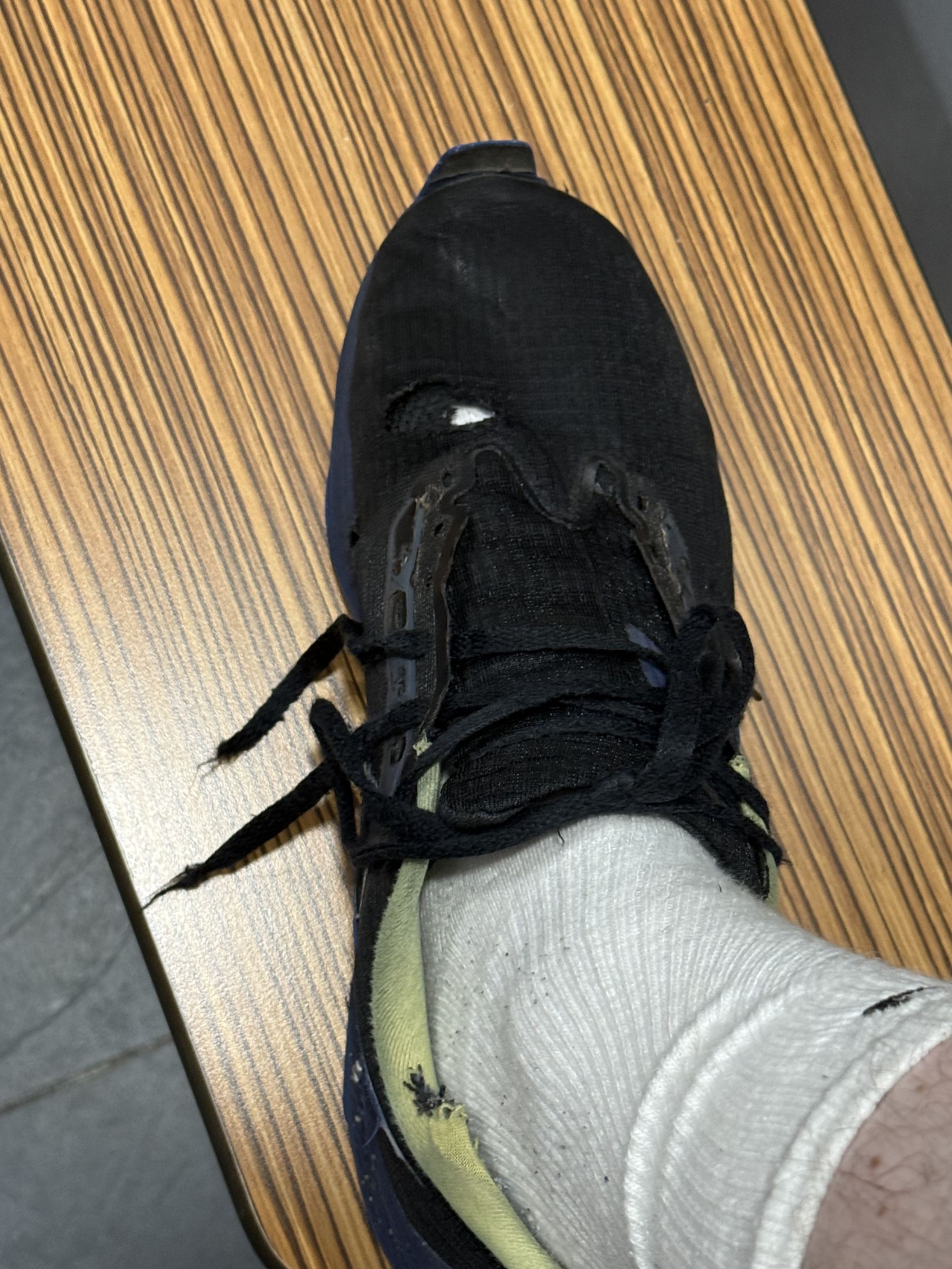 AnnoyingAF - My shoelace broke in half during a workout