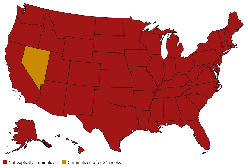 States that criminalize taking an abortion pill preview image