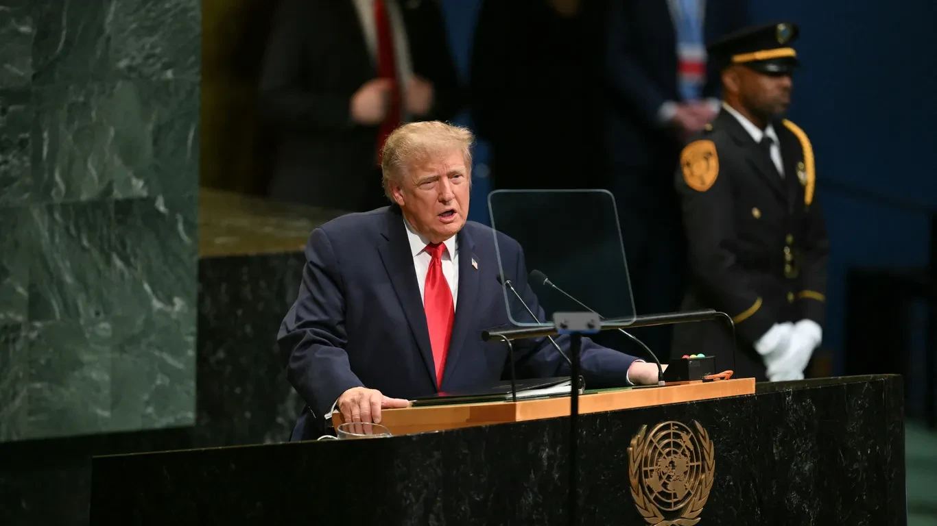 Trump says he faces a decision whether to "annihilate" Iran in UN speech preview image