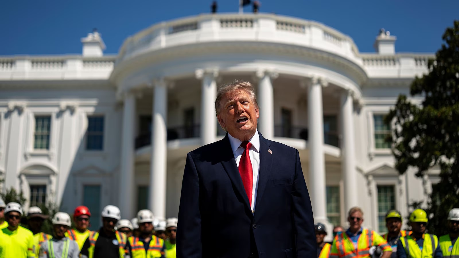 Trump calls White House ballroom a "military complex" in Supreme Court bid to finish construction preview image